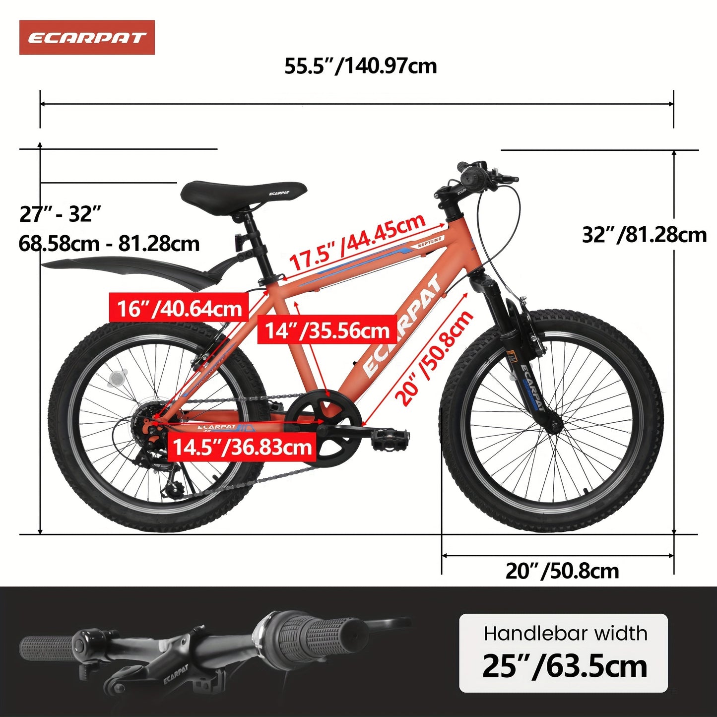 A20215 Kids Bicycle 20 Inch Kids Mountain Bike